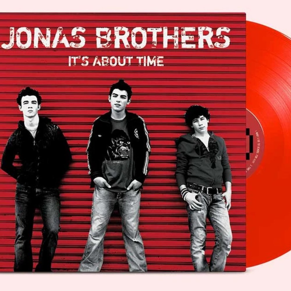 Jonas Brothers ‎– It's About Time RARE Red Vinyl